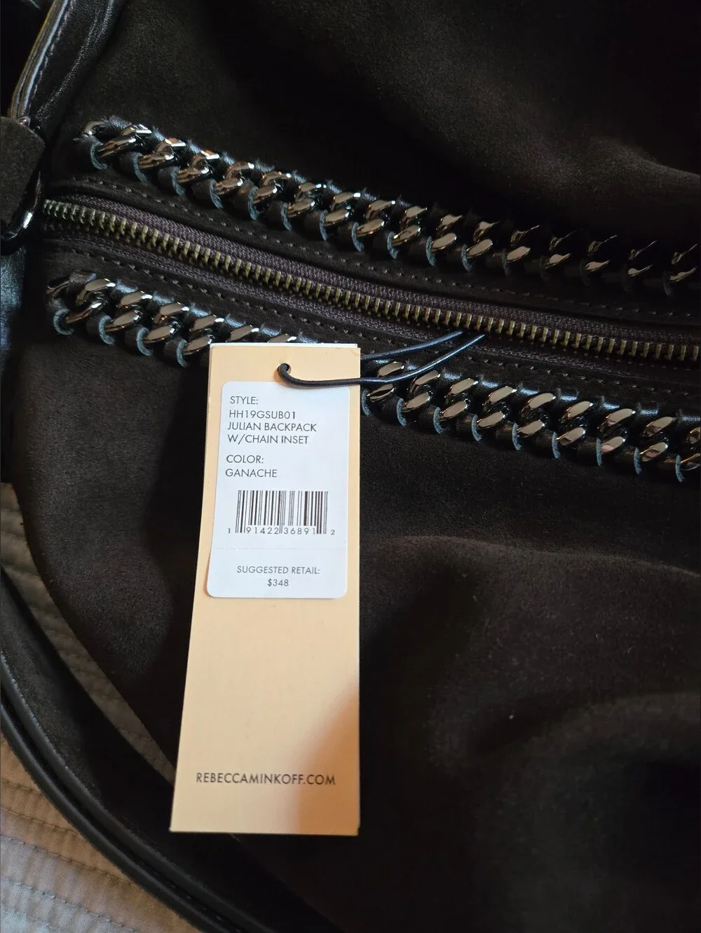 Rebecca Minkoff Brown Suede Backpack